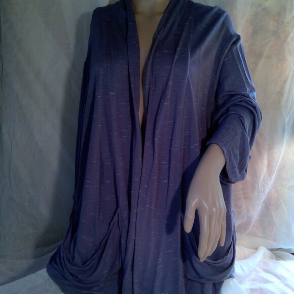 Jason Maxwell Women's Grey Cover-Up (Size 1X) - Picture 1 of 6